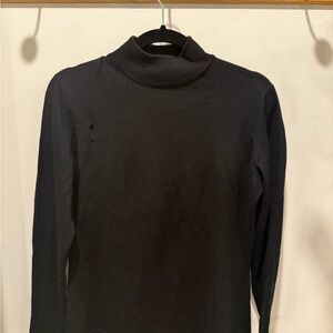 Saks Fifth Avenue Black Men's Turtleneck Sweater